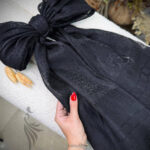شال حریر شیشه ای