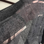 شال حریر شیشه ای